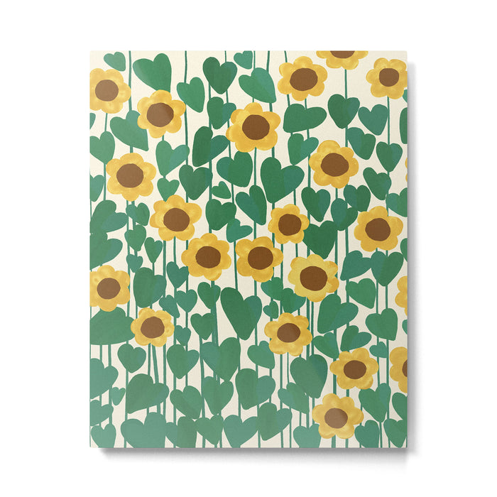 Sunflowers Metal Print Gallery Image 1