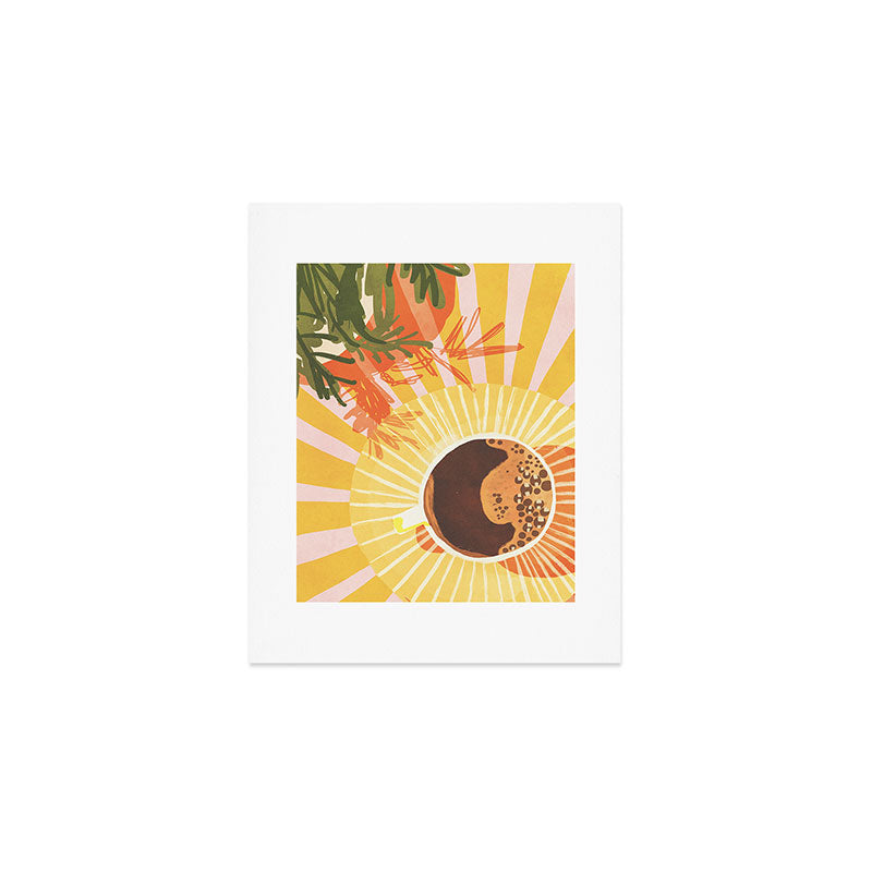 Sunny Cafe Art Print Gallery Image 1
