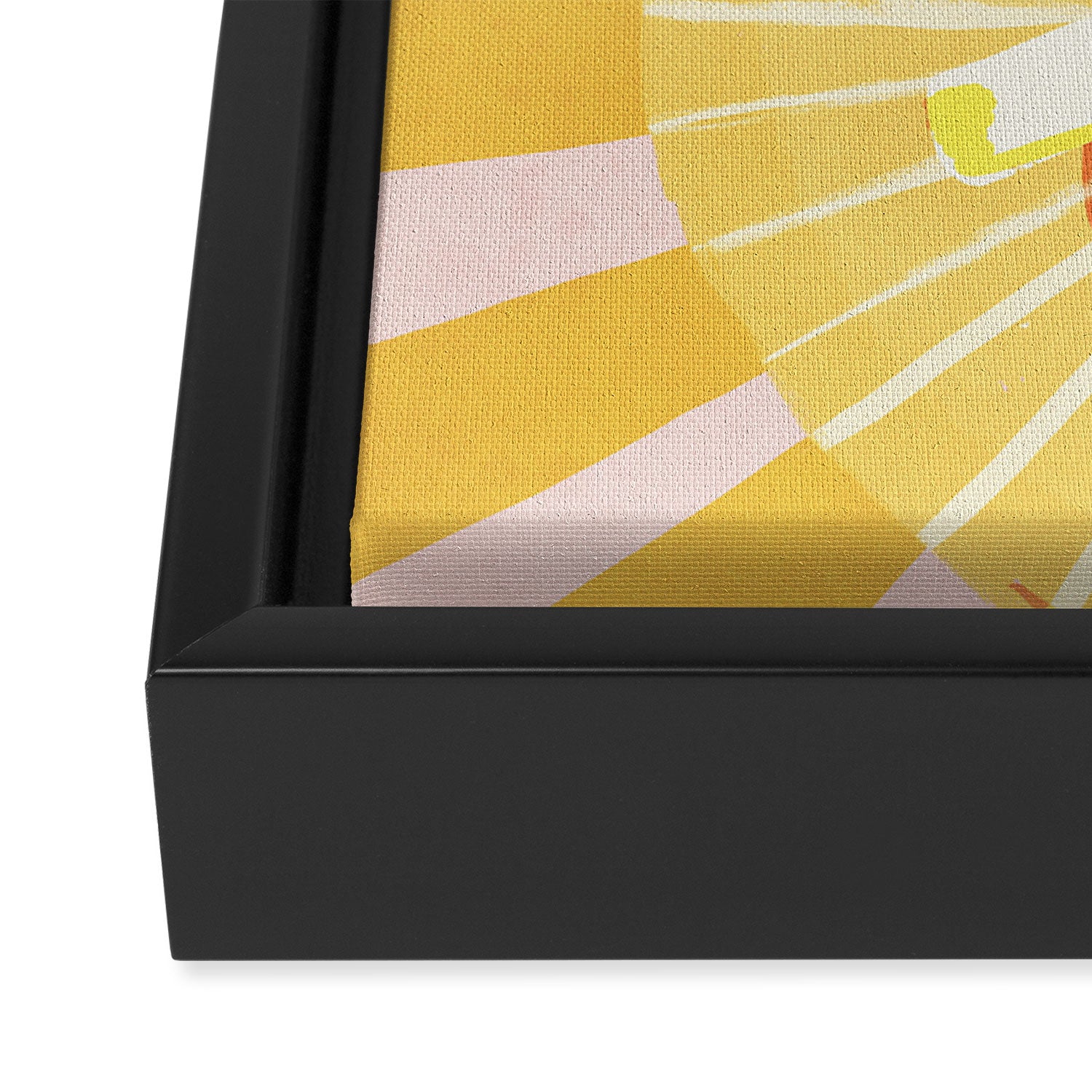 Sunny Cafe Framed Canvas Print Gallery Image 3