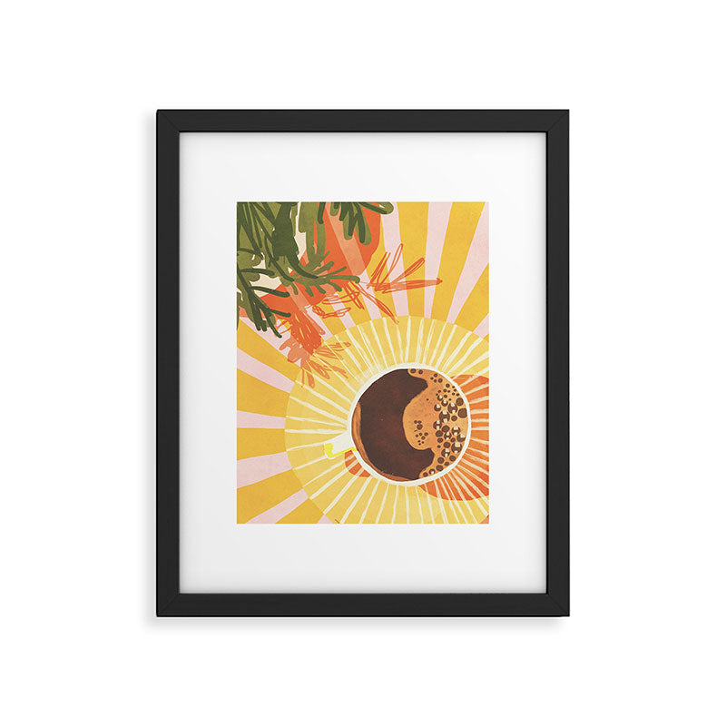 Sunny Cafe Framed Art Print Gallery Image 6