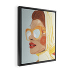 Sunny Lady Framed Canvas Print Gallery Image 2