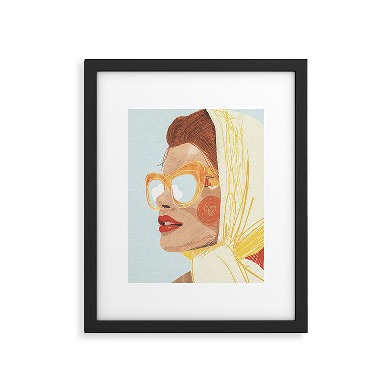 Sunny Lady Framed Art Print Gallery Image 6