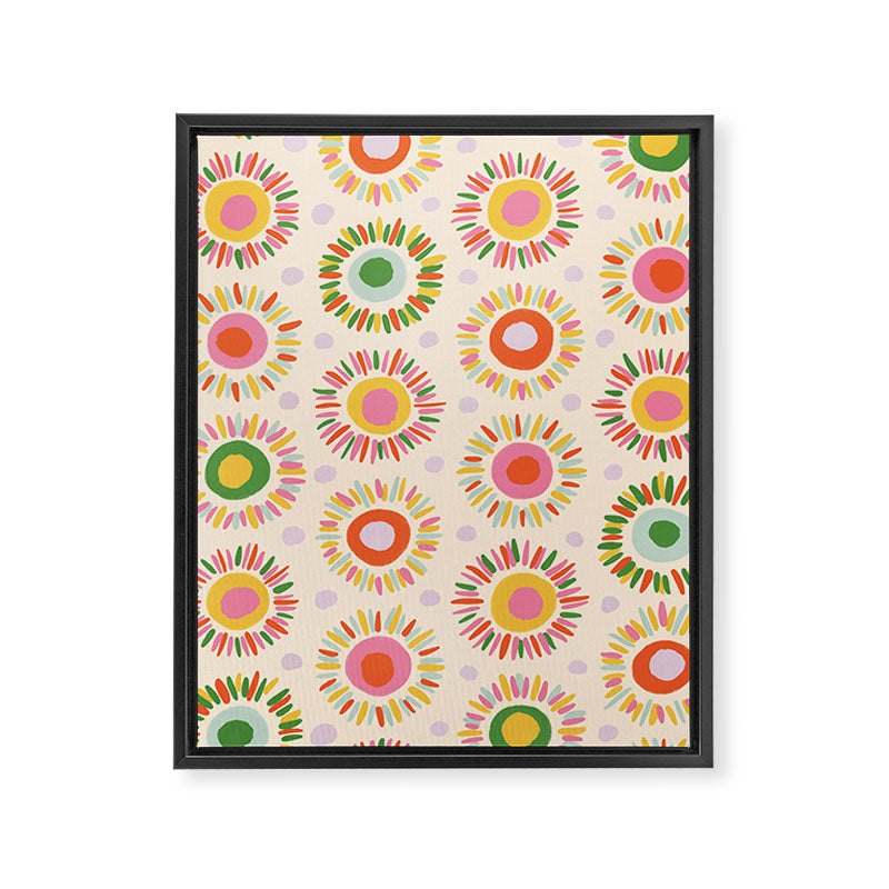 Sunny pattern Framed Canvas Print Gallery Image 8