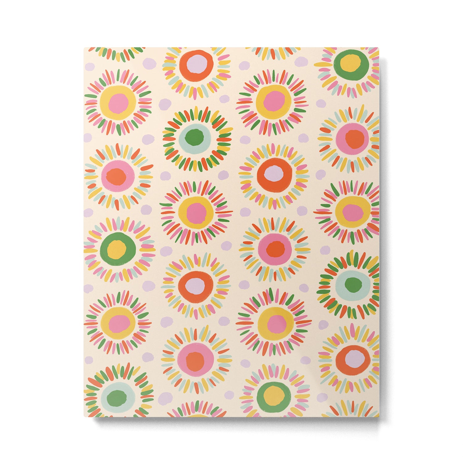 Sunny pattern Metal Print Gallery Image 6