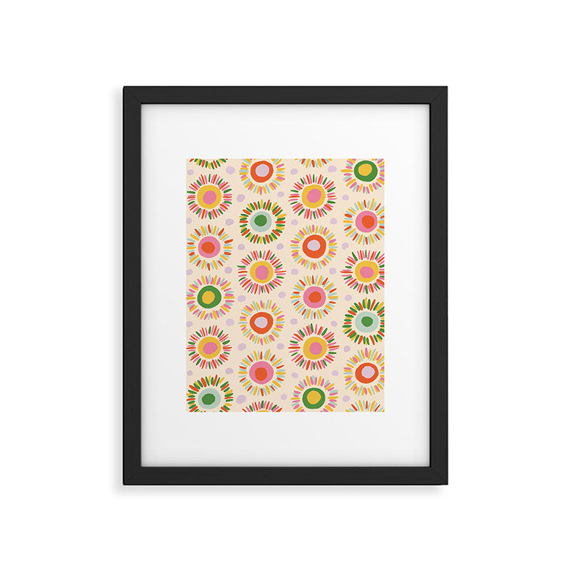 Sunny pattern Framed Art Print Gallery Image 6
