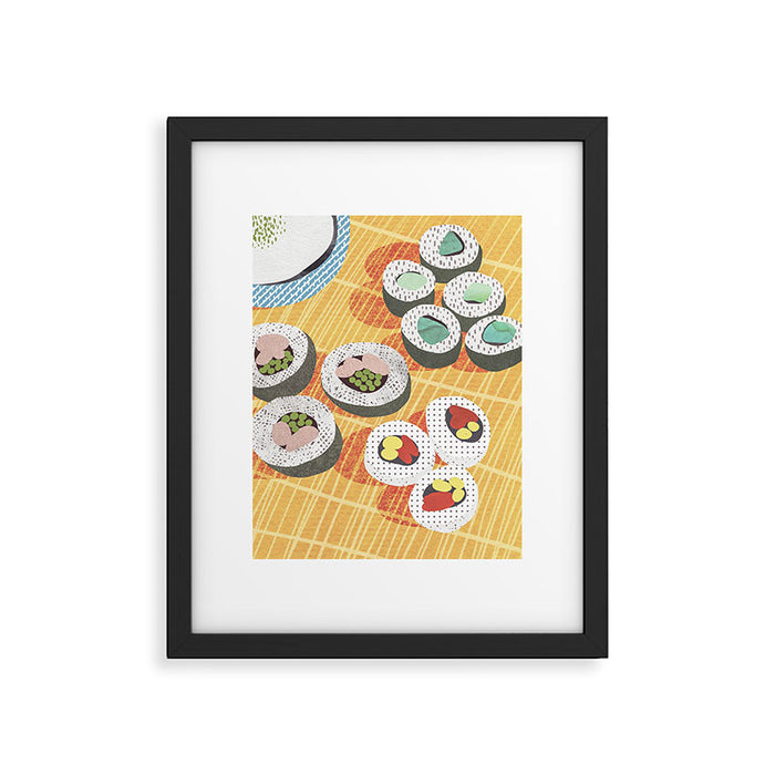 Sushi Framed Art Print Gallery Image 1