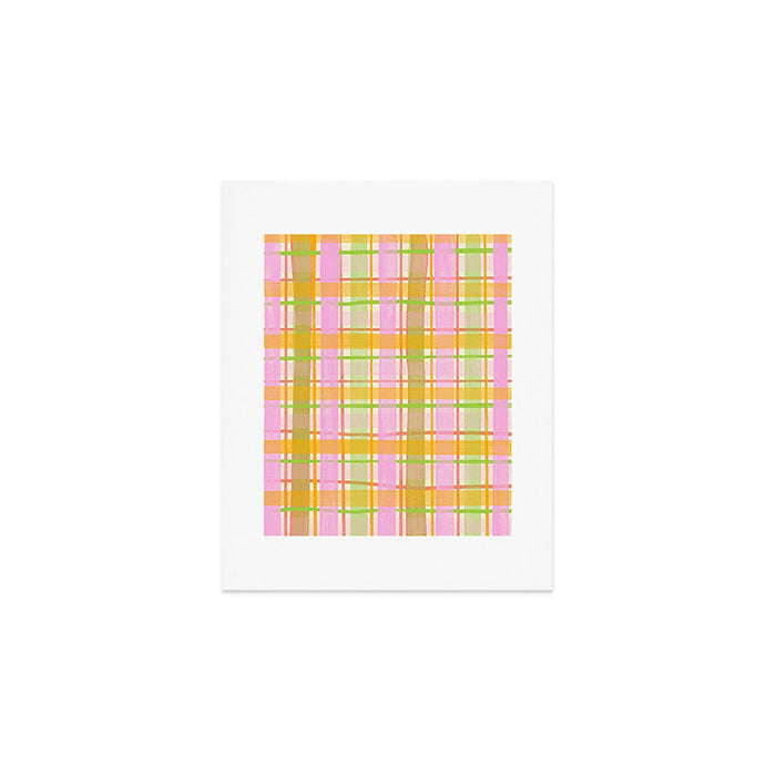 Sweet gingham Art Print Gallery Image 1