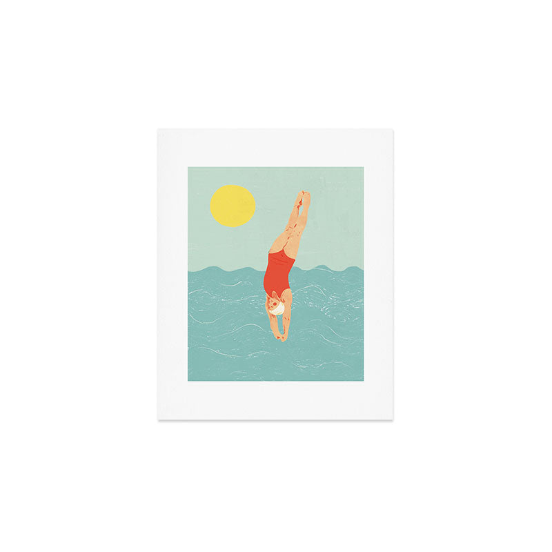 Swimmer Art Print Gallery Image 1