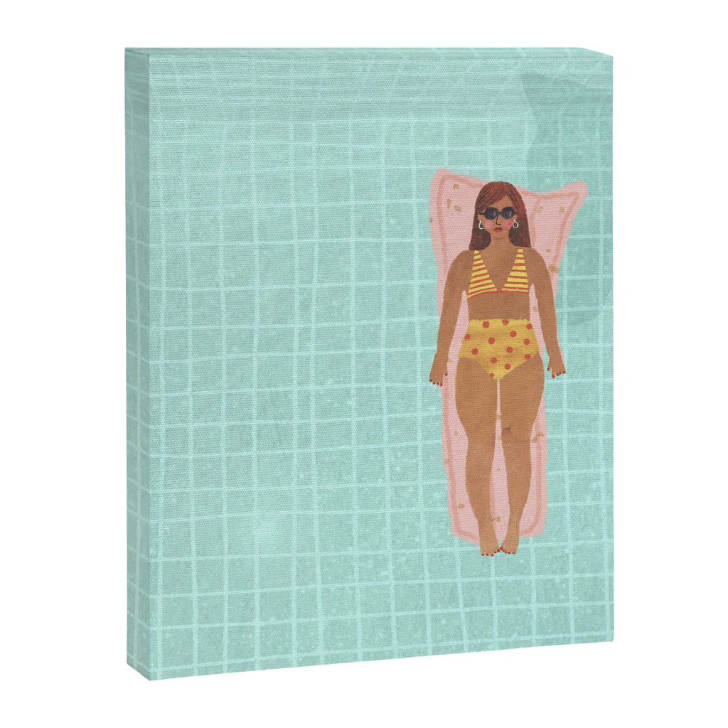 Swimming in Blue Canvas Print Gallery Image 3