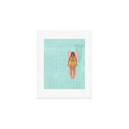 Swimming in Blue Art Print Gallery Image 1