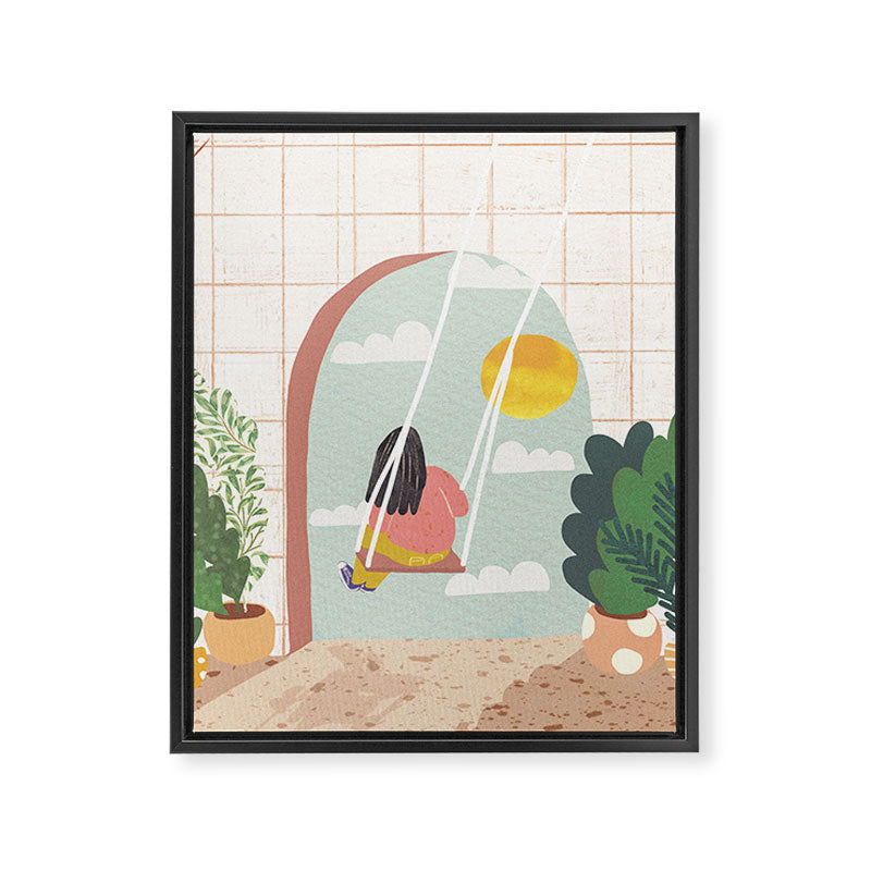 The Future is Bright Framed Canvas Print Gallery Image 8