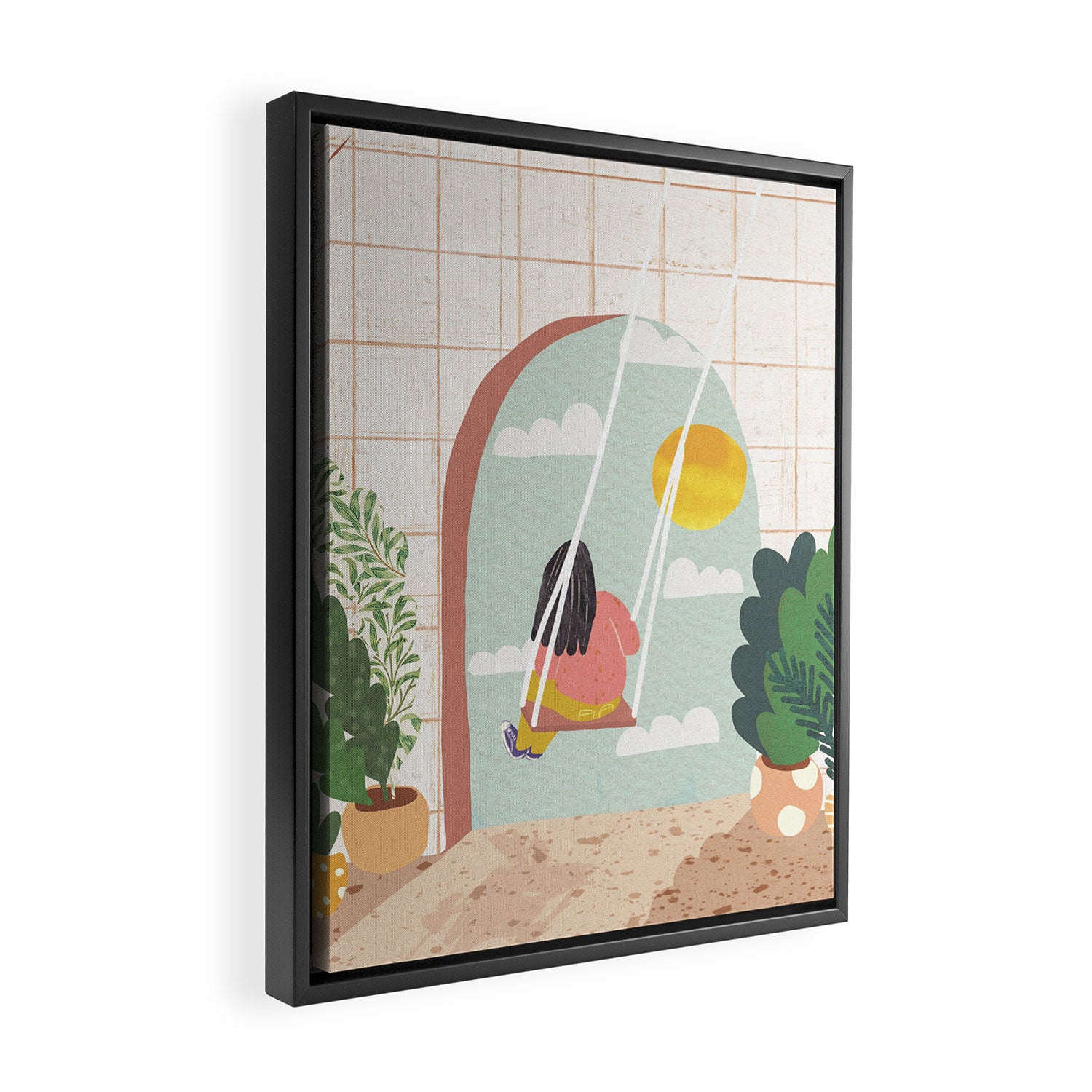 The Future is Bright Framed Canvas Print Gallery Image 2