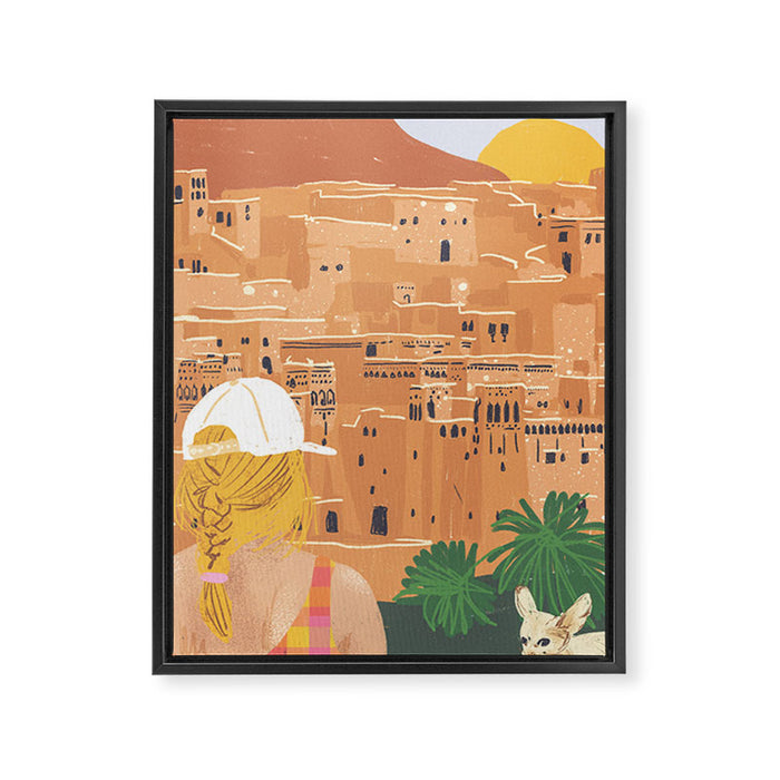 Travelist Framed Canvas Print Gallery Image 1