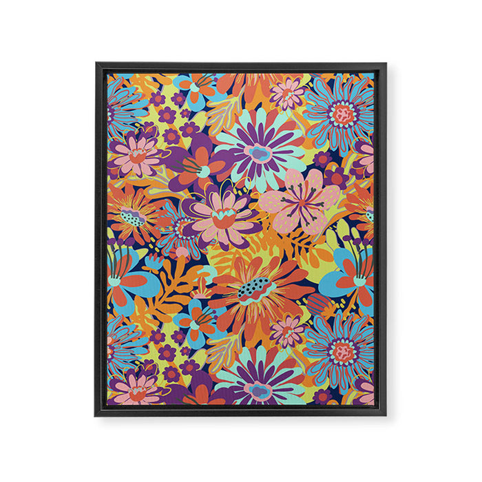 Tropical bloom Framed Canvas Print Gallery Image 1
