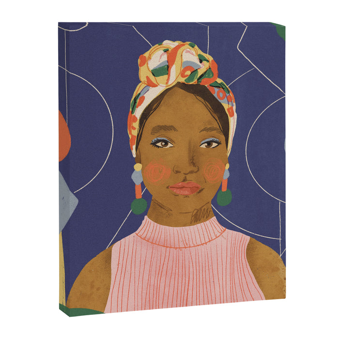 Turban Beauty Canvas Print Gallery Image 1