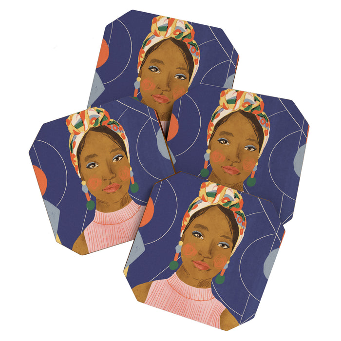 Turban Beauty Coaster Gallery Image 1