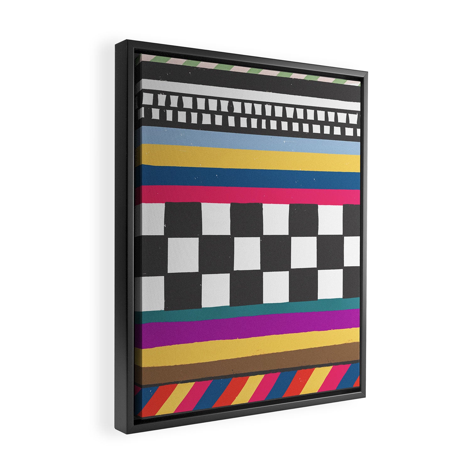 Tv screen Framed Canvas Print Gallery Image 2