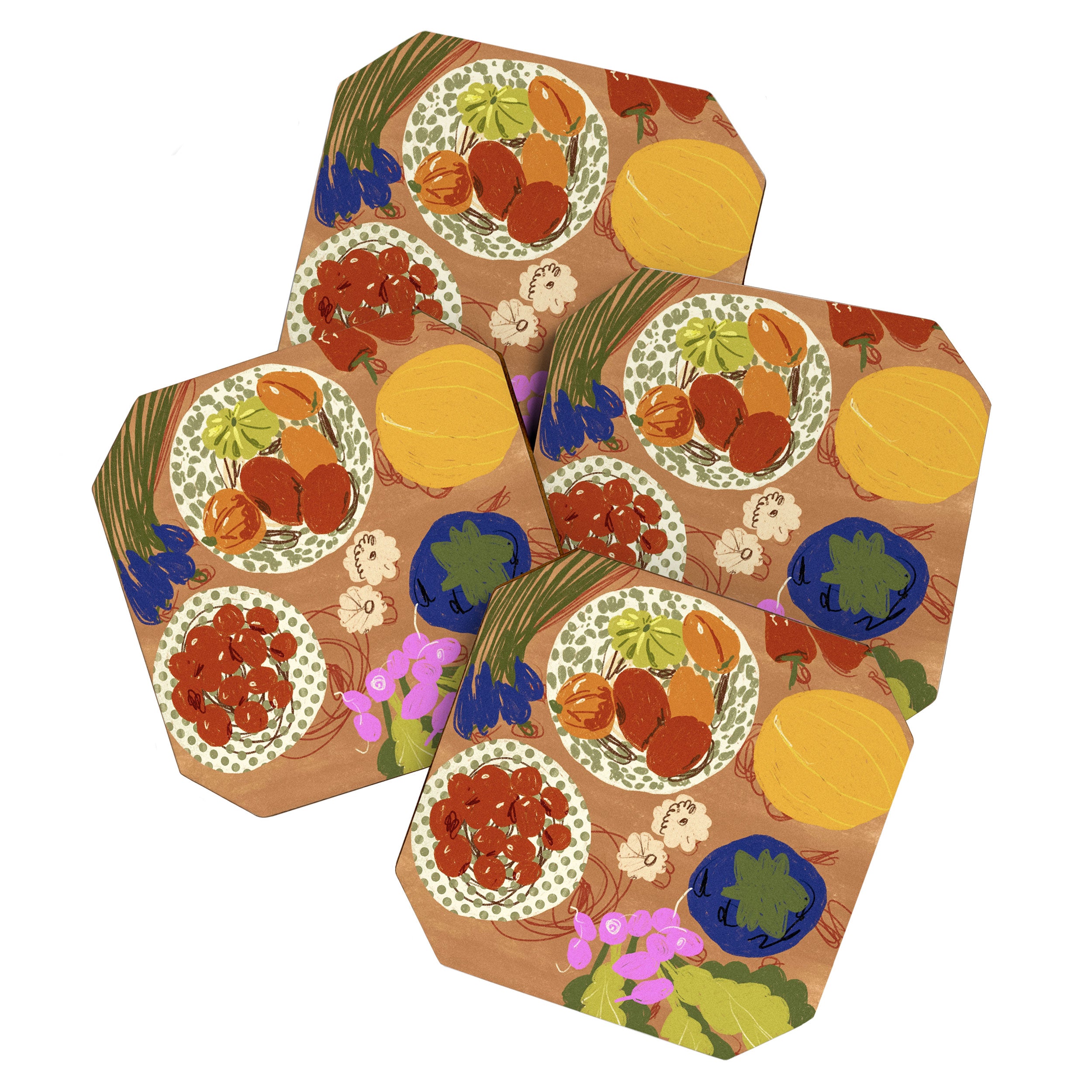 Vegetables Coaster Gallery Image 1