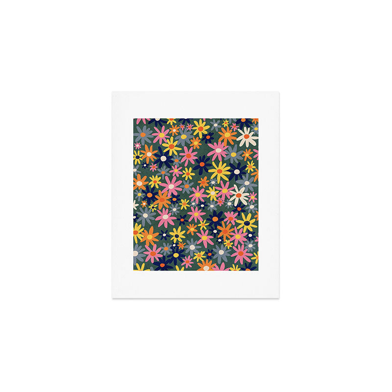 Vintage flowers Art Print Gallery Image 1