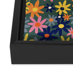 Vintage flowers Framed Canvas Print Gallery Image 3