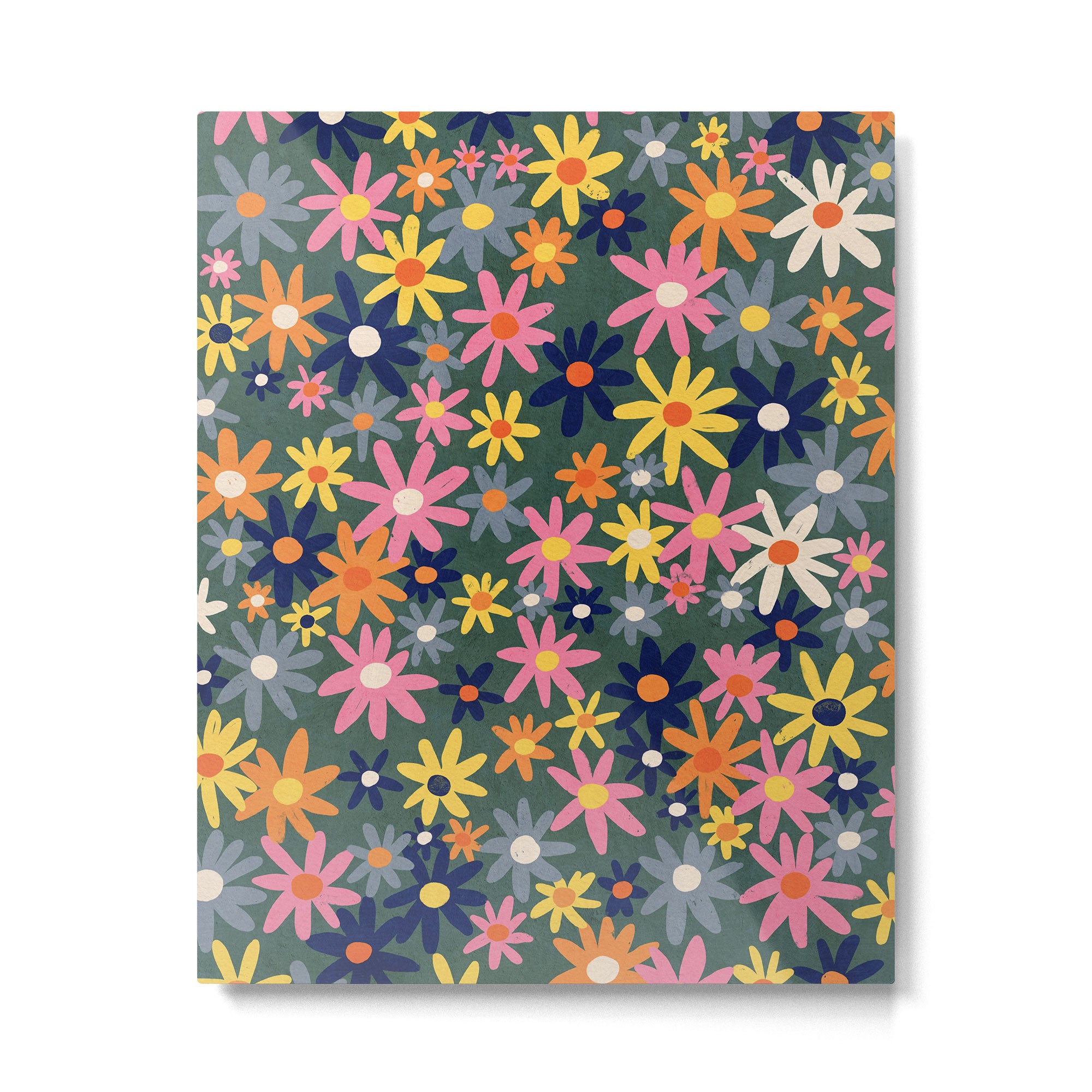 Vintage flowers Metal Print Gallery Image 6