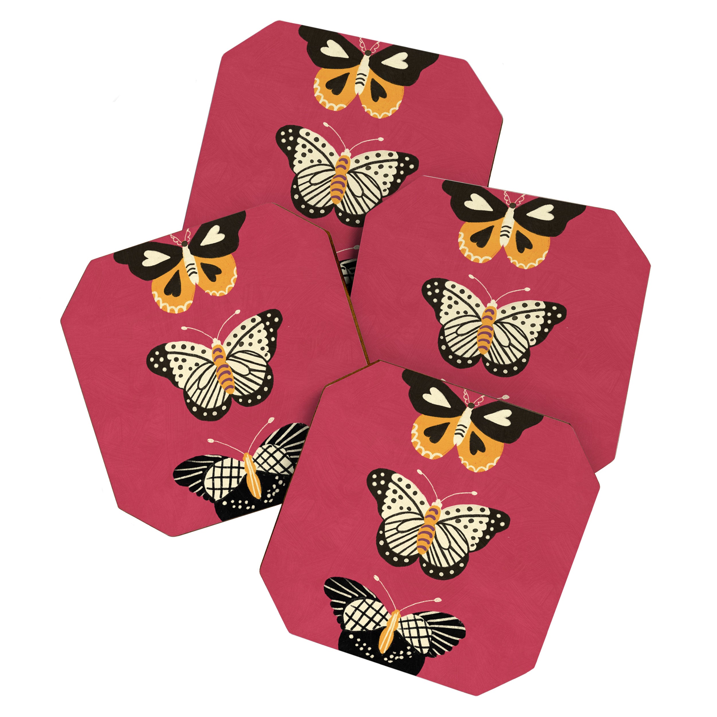 Viva butterflies Coaster Gallery Image 1