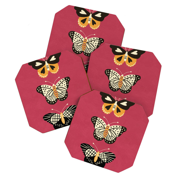 Viva butterflies Coaster Gallery Image 1