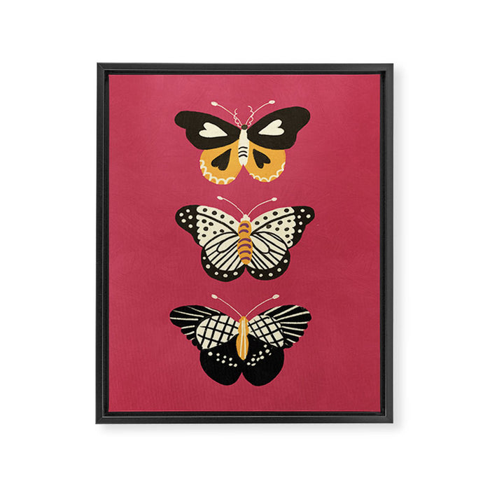 Viva butterflies Framed Canvas Print Gallery Image 1