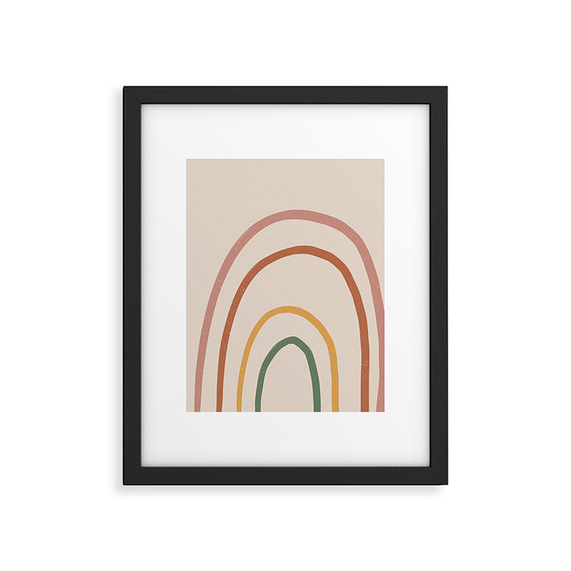 Warm Rainbow Framed Art Print Gallery Image 6