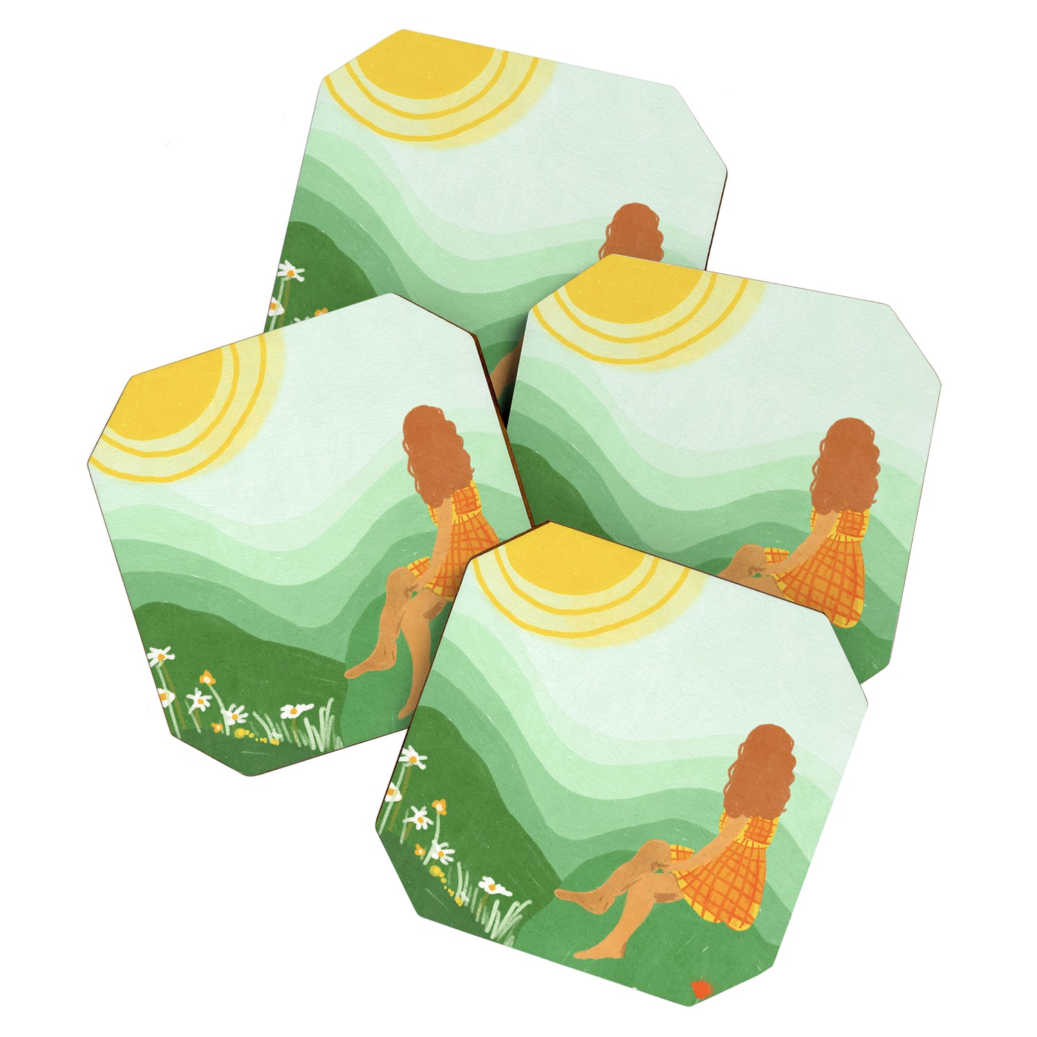 Warm summer day Coaster Gallery Image 1