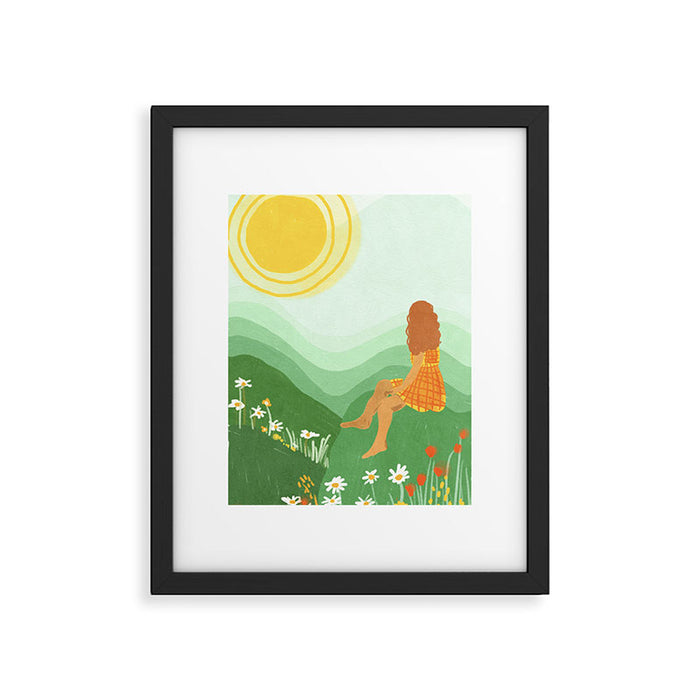 Warm summer day Framed Art Print Gallery Image 1