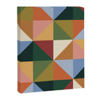 Warm triangles Canvas Print Gallery Image 8
