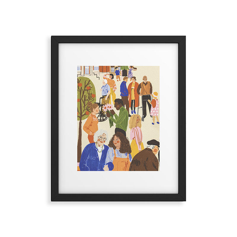 We Live Together Framed Art Print Gallery Image 4
