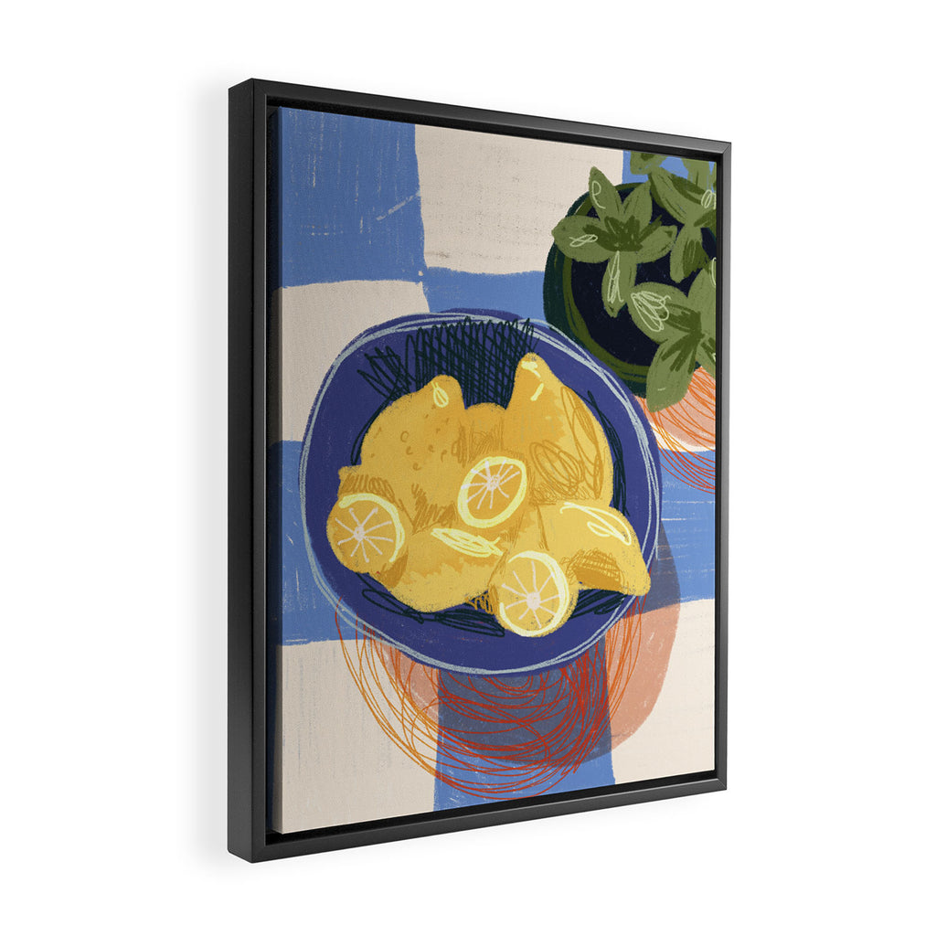 When Life Gives You Lemons Framed Canvas Print Gallery Image 2