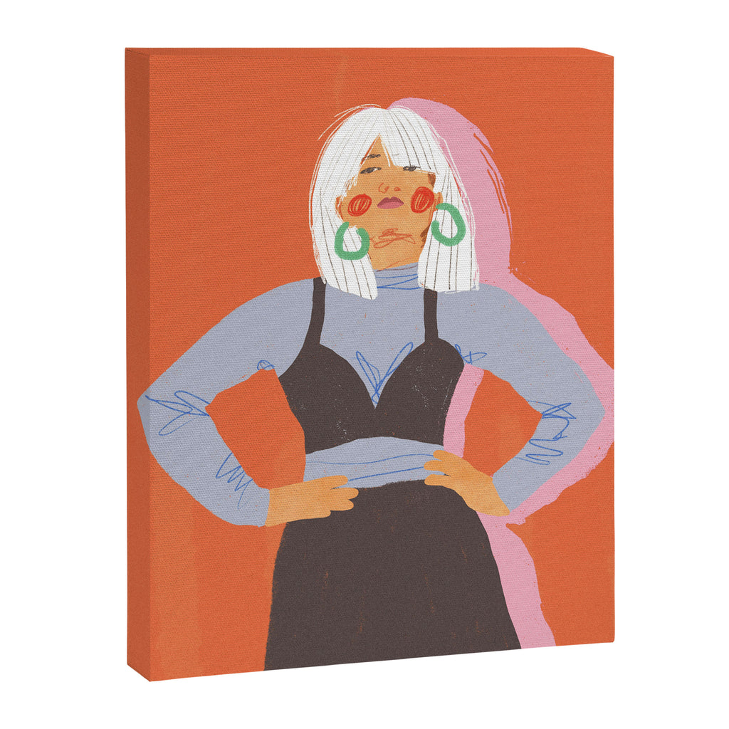 Womenâs Power Canvas Print Gallery Image 8