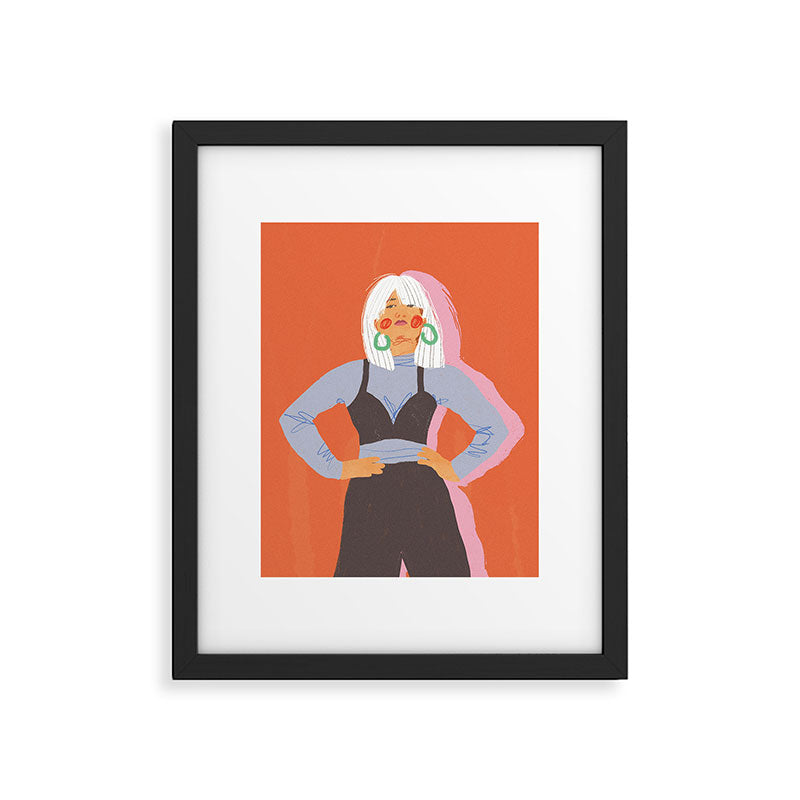 Womenâs Power Framed Art Print Gallery Image 6