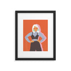 Womenâs Power Framed Art Print Gallery Image 6