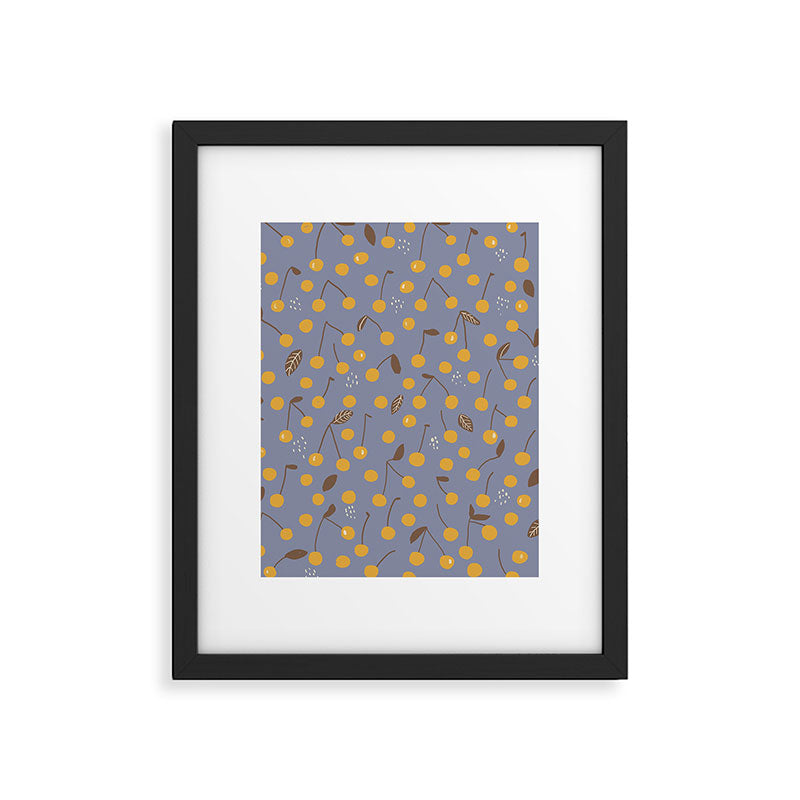 Yellow cherries Framed Art Print Gallery Image 6