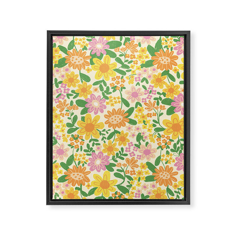 Yellow  Framed Canvas Print Gallery Image 3