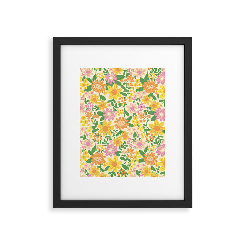 Yellow  Framed Art Print Gallery Image 6