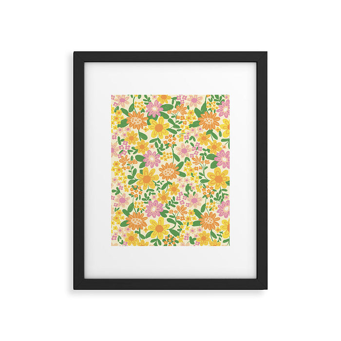 Yellow  Framed Art Print Gallery Image 1