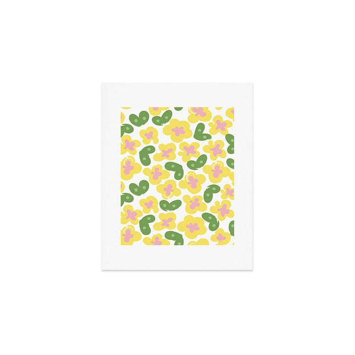 Yellow Meadow Art Print Gallery Image 1
