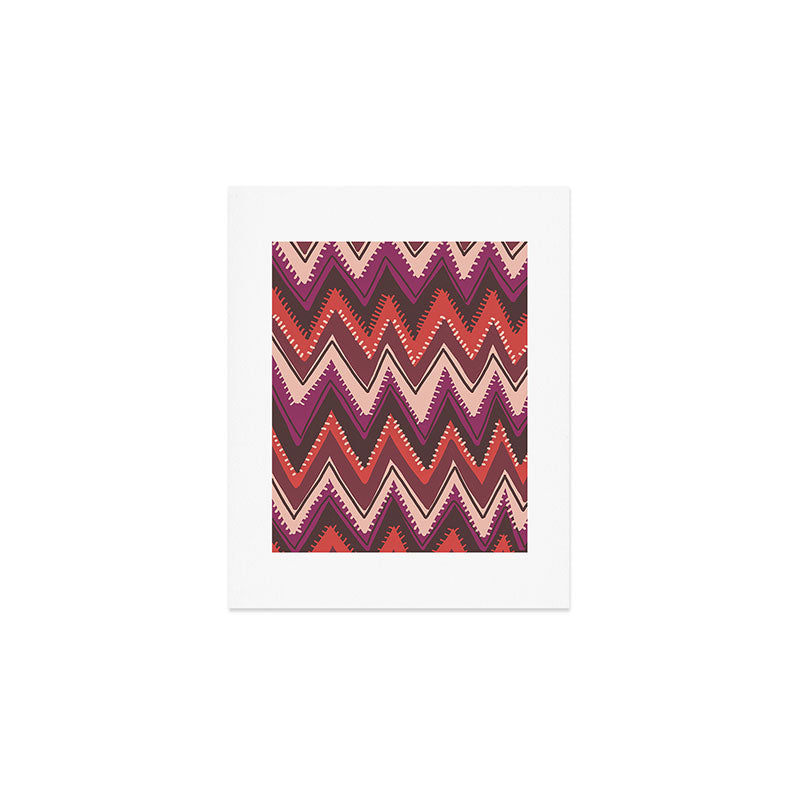 Zigzag Art Print Gallery Image 1