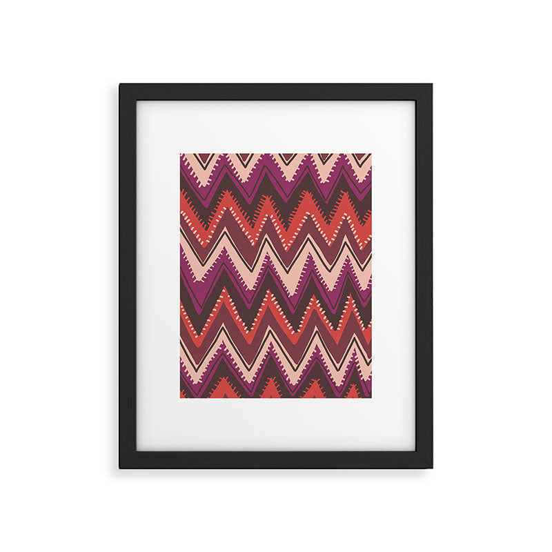 Zigzag Framed Art Print Gallery Image 6