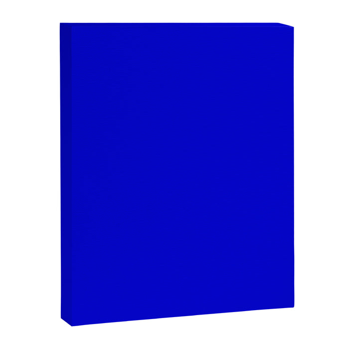 Solid Electric Blue Canvas Print Gallery Image 1