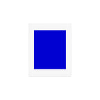 Solid Electric Blue Art Print Gallery Image 1