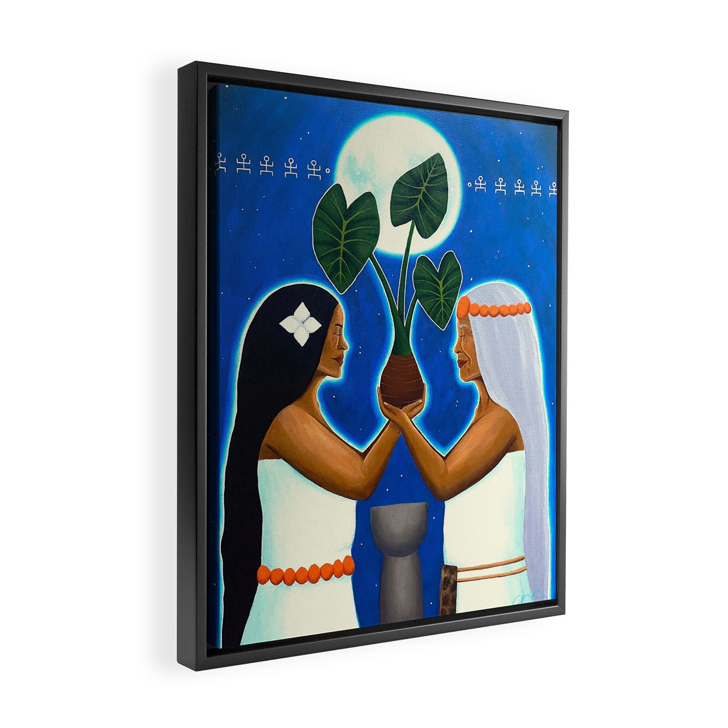 i menhalom mañaina-ta na man la'la' hit Framed Canvas Print Gallery Image 2