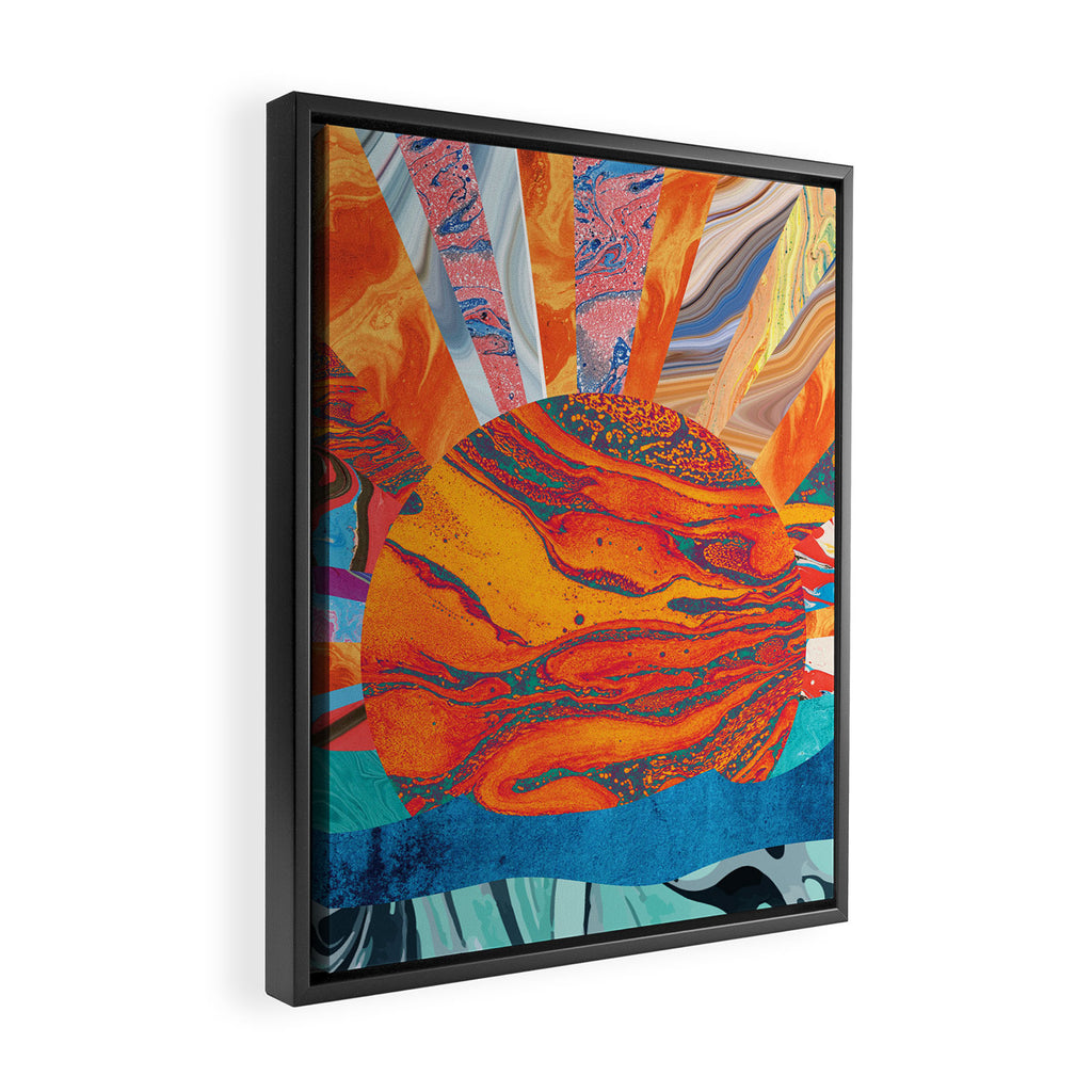 Sunrise, Sunset Framed Canvas Print Gallery Image 2