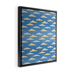 cartoony clouds Framed Canvas Print Gallery Image 2