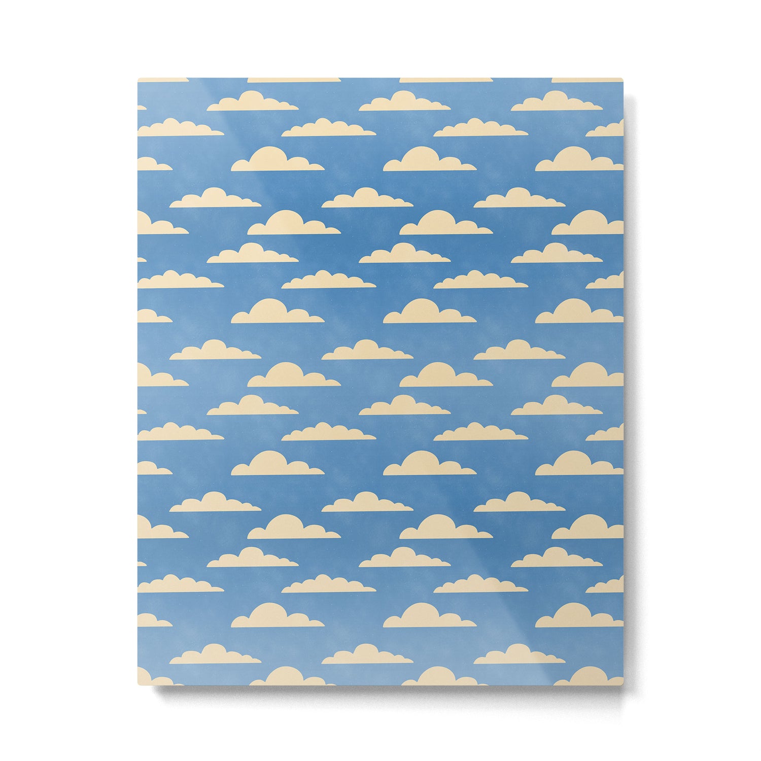 cartoony clouds Metal Print Gallery Image 6